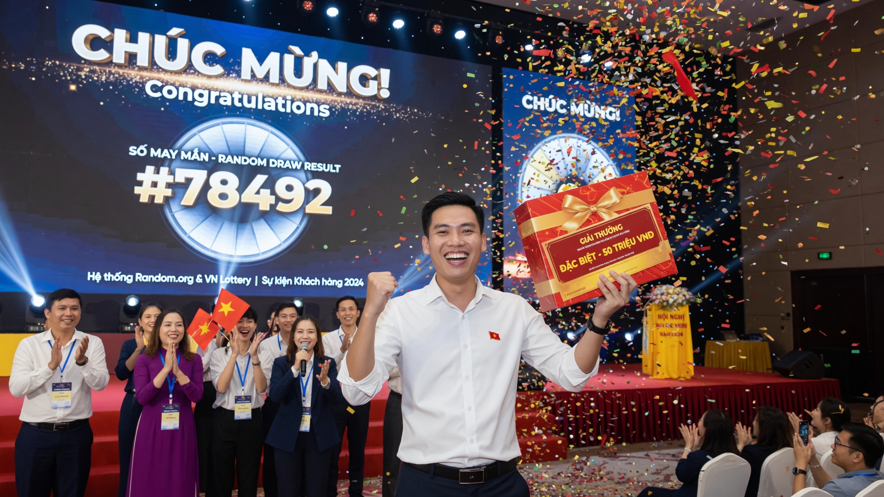 Lợi ích random số trong bốc thăm sự kiện