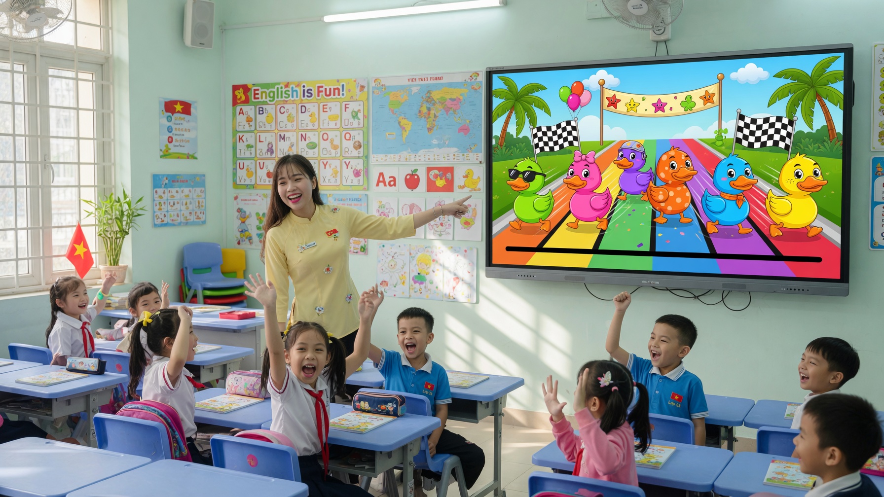 Lợi ích game đua vịt trong lớp học